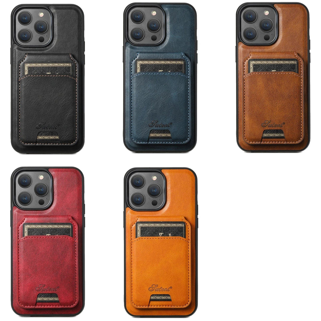 iPhone 16 Leather Detachable Wallet Case