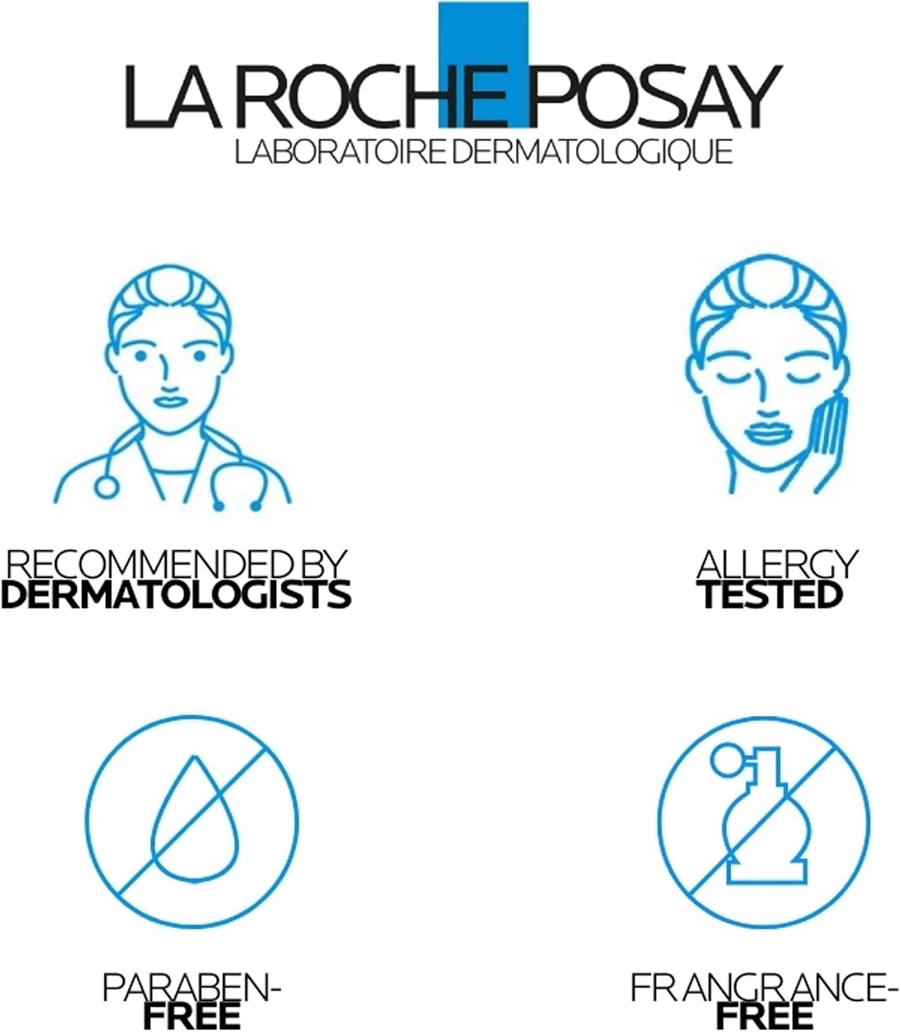 La Roche-Posay Toleriane Caring Wash Face Cleanser for Sensitive Skin 200ml | Hydrating, Gentle Cream Formula & Makeup Remover for Normal to Dry Sensitive Skin, Anti-Dry, Anti-Discomfort, Fragrance-Free
