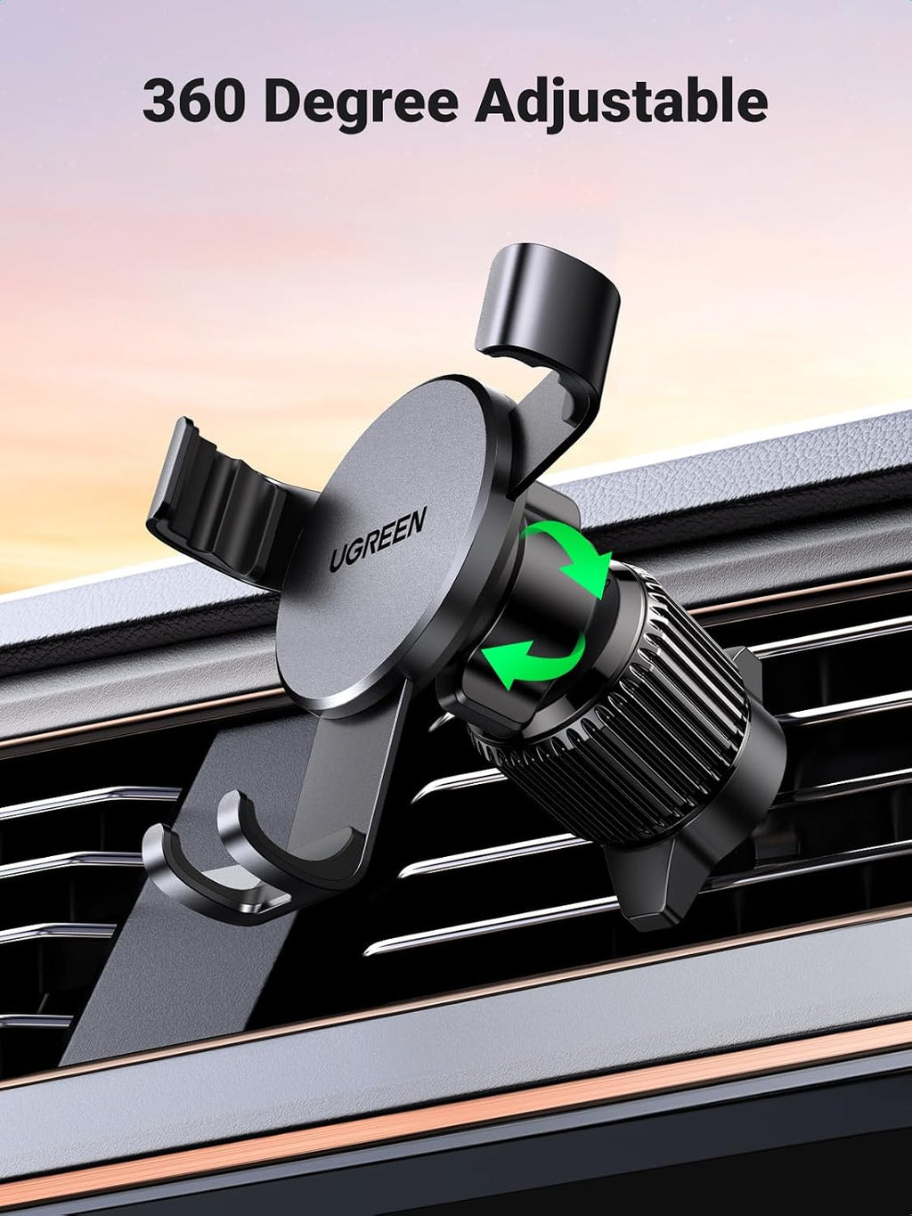 UGREEN Gravity Car Phone Holder – Grey