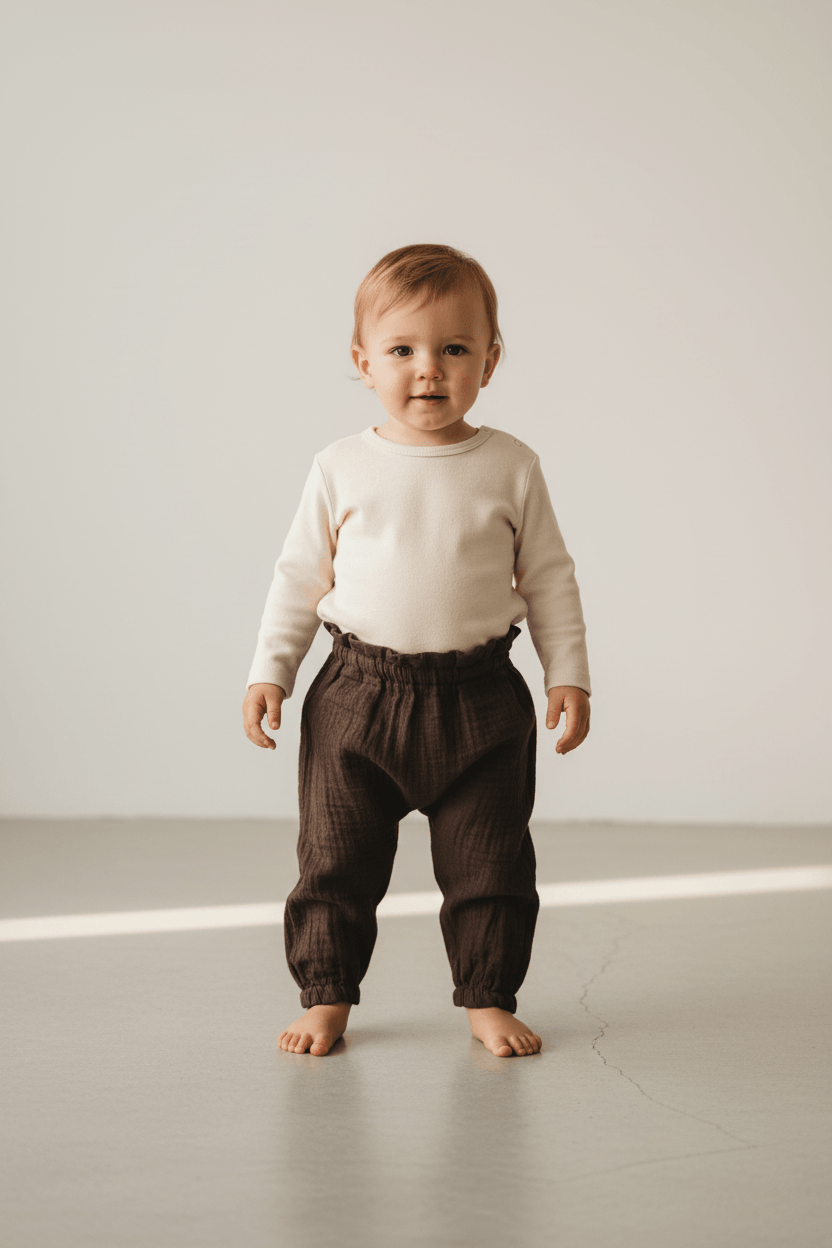 Essentīals Bubble Pant Brown