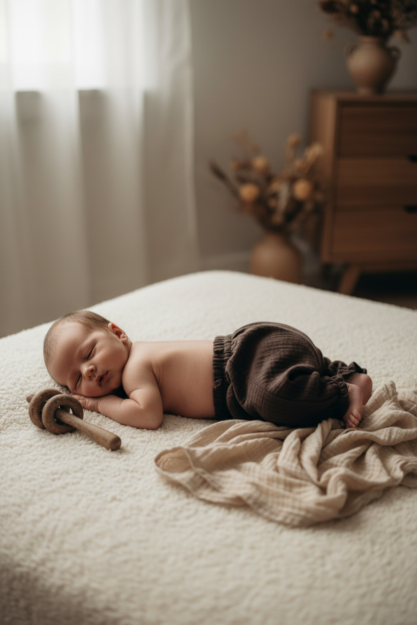 Essentīals Bubble Pant Brown