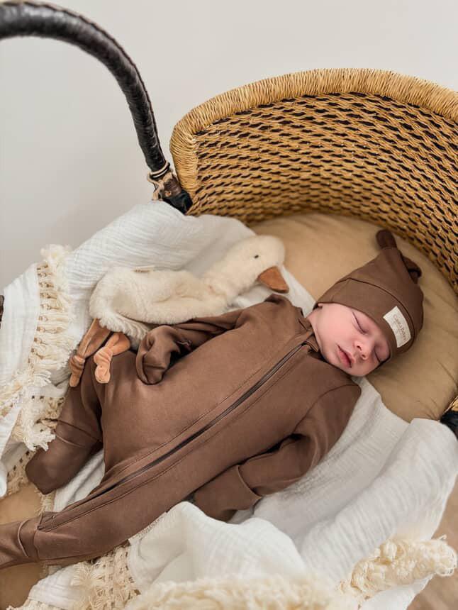 Essentīals Dusty Brown Romper