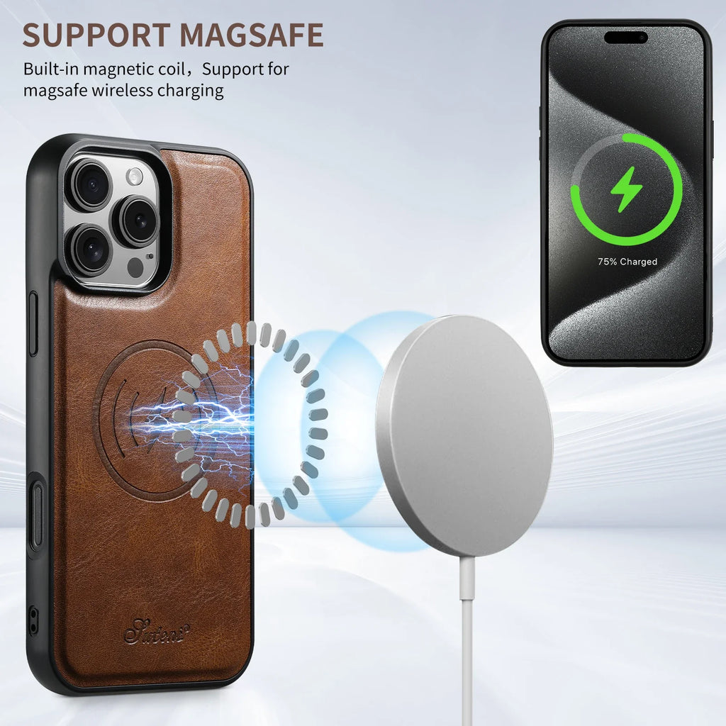 Detachable iPhone MagSafe Wallet Case