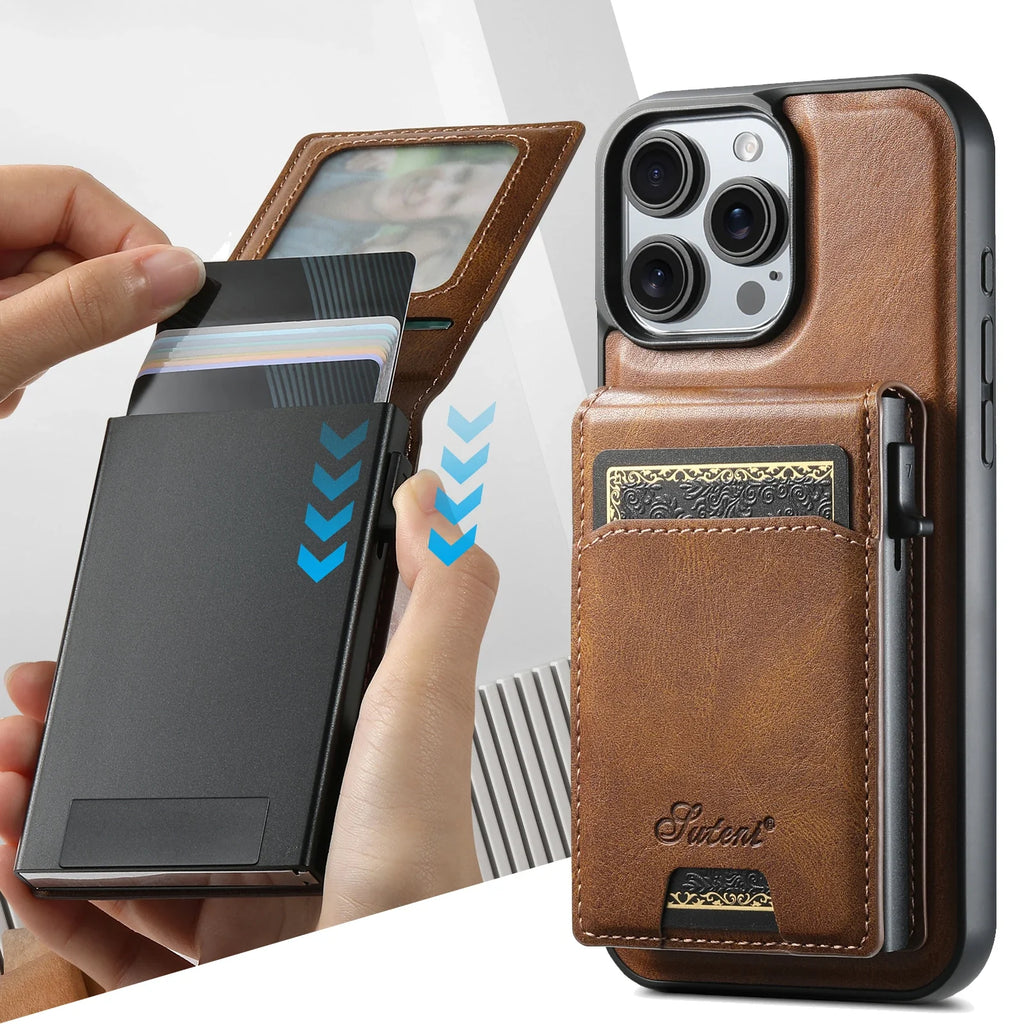 Detachable iPhone MagSafe Wallet Case