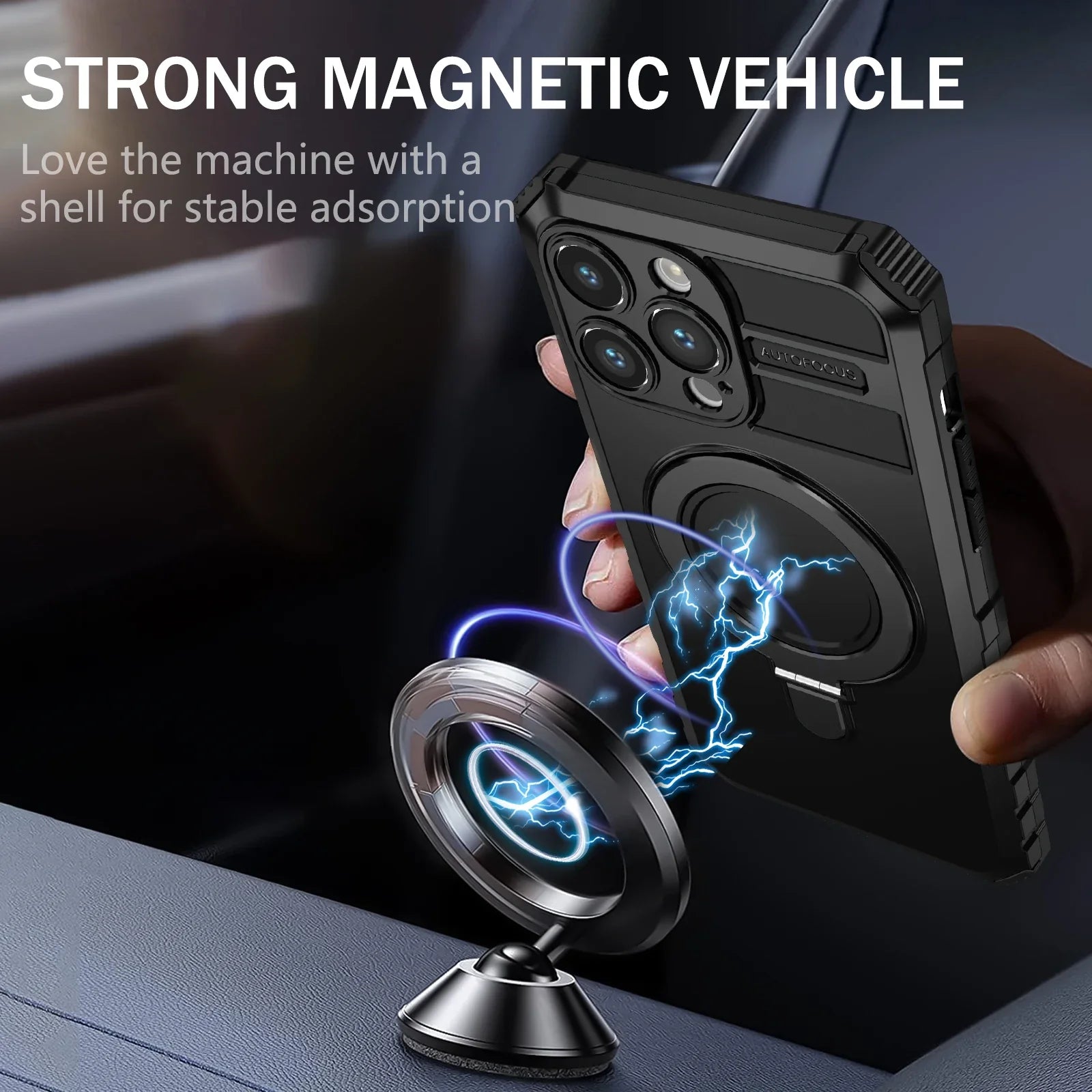 Shockproof iPhone MagSafe Case