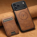 Faux Leather iPhone Cardholder Case