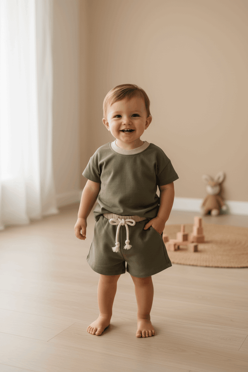 Papitō Francisco Dusty sage green Top