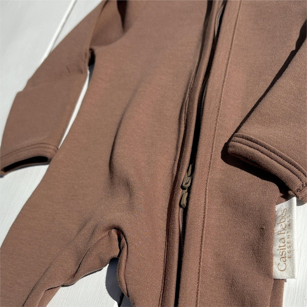 Essentīals Dusty Brown Romper