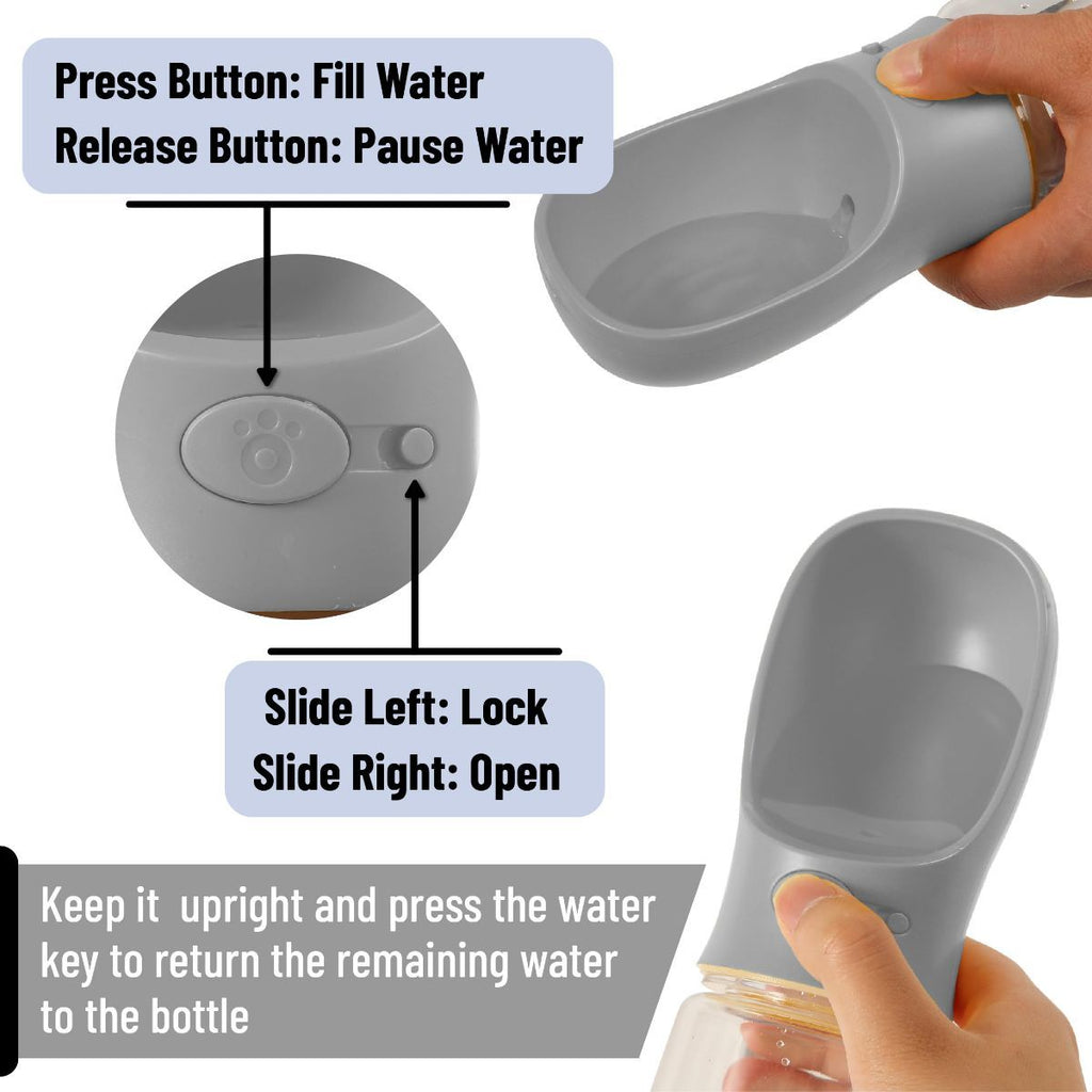 Portable Dog Water Bottle 19oz