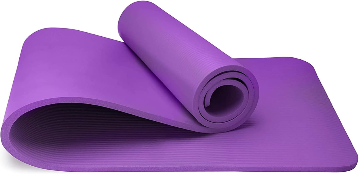 Non-Slip Thick Foam Yoga Mat with Carry Strap