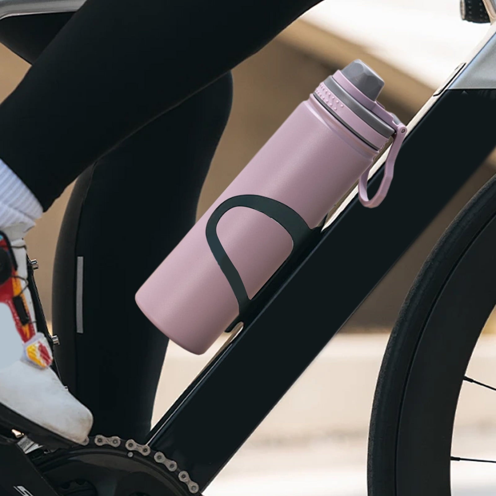 Vacuum Insulated Sports Water Bottle – Purple