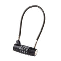 4-Digit Cable Combination Lock – Black 175mm