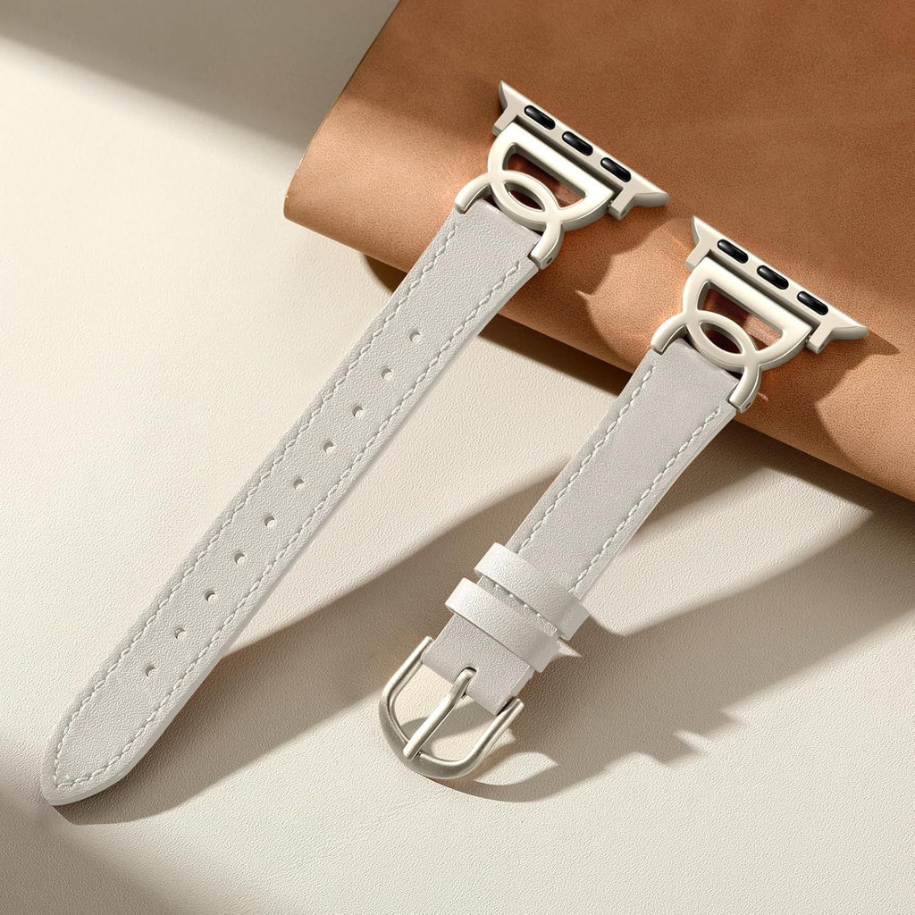 Slim Leather Apple Watch Band – Women