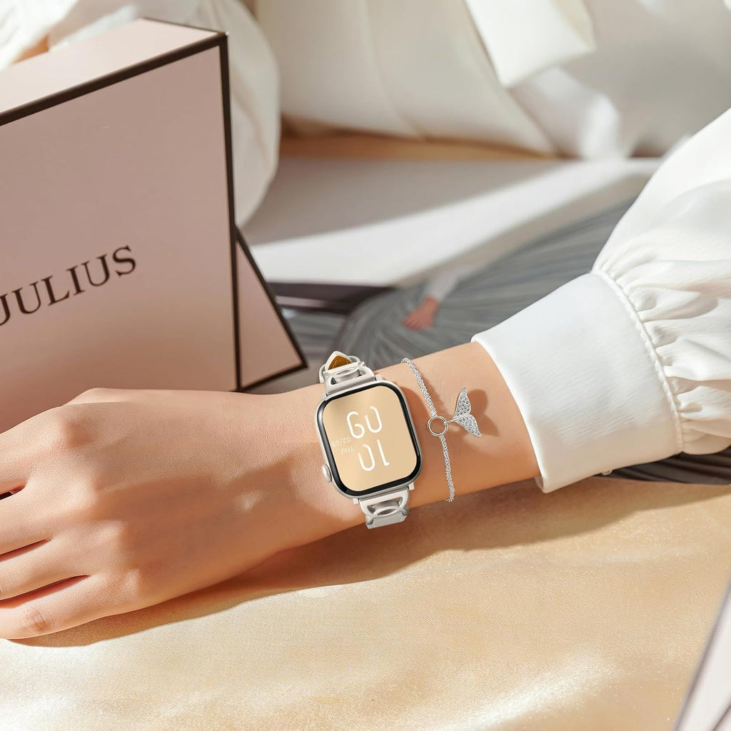 Slim Leather Apple Watch Band – Women