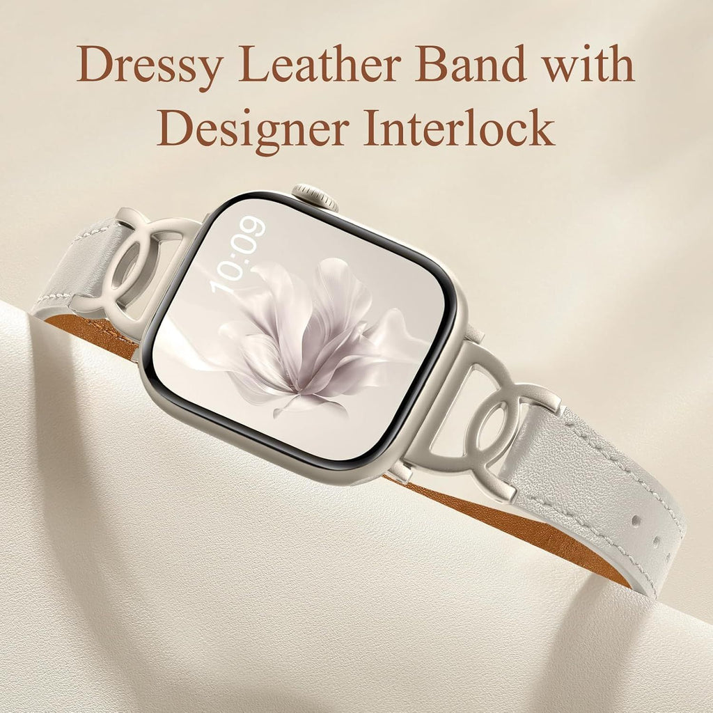 Slim Leather Apple Watch Band – Women