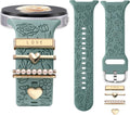 Flower Engraved Samsung Galaxy Watch 8 Band