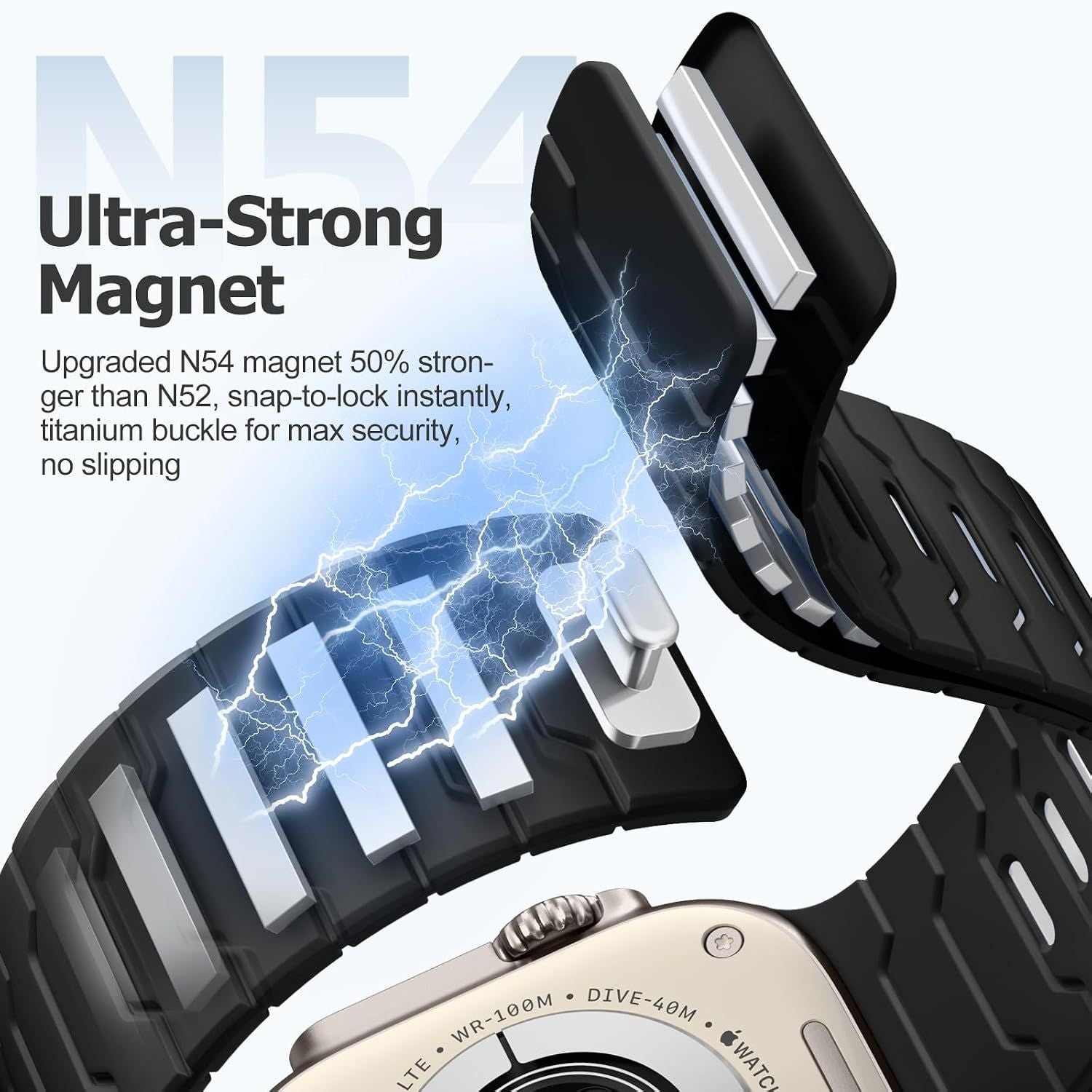 Sport Magnetic Apple Watch Band – 42–49mm