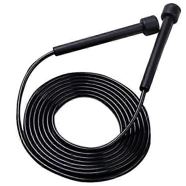 Speed Jump Rope with Ball Bearings – Black