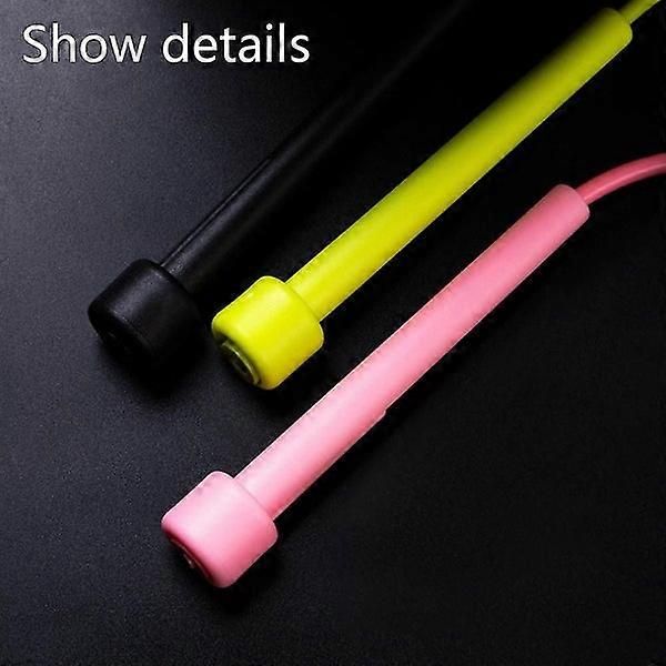 Speed Jump Rope with Ball Bearings – Black