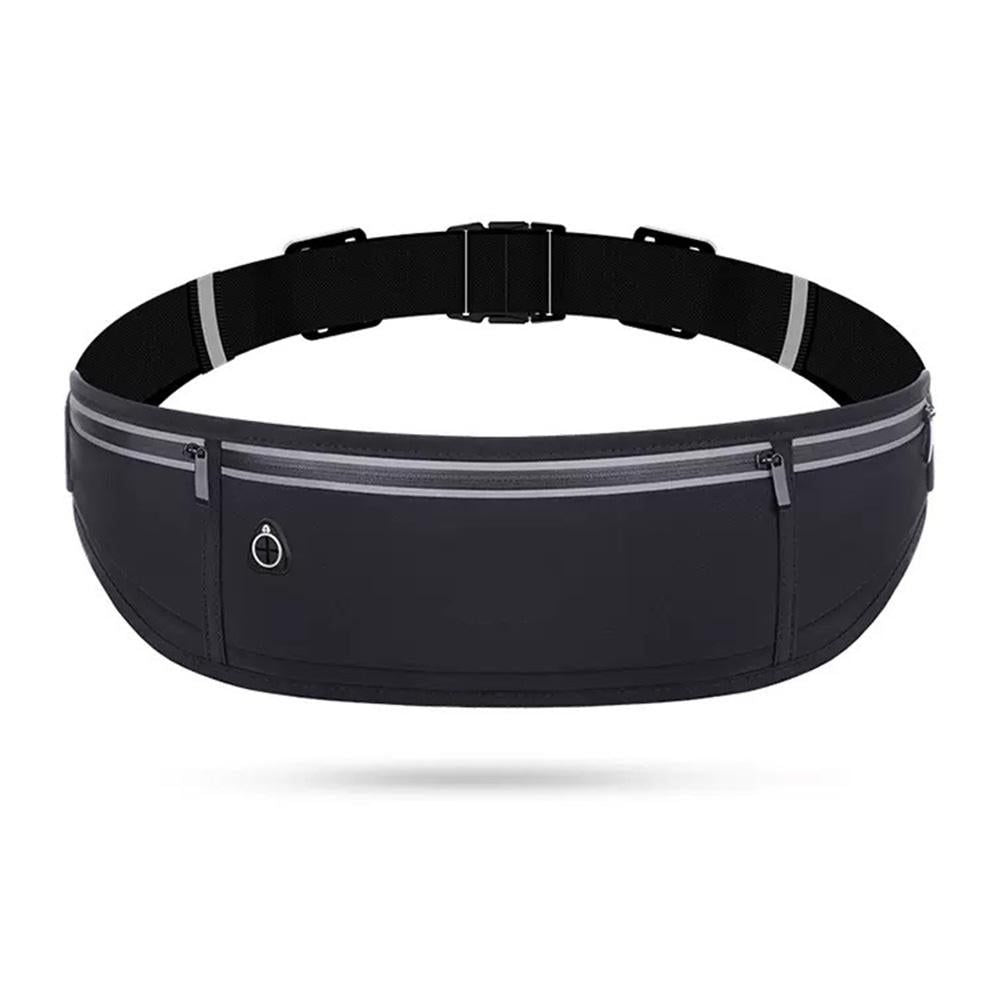 Bounce-Free Running Waist Belt – Black