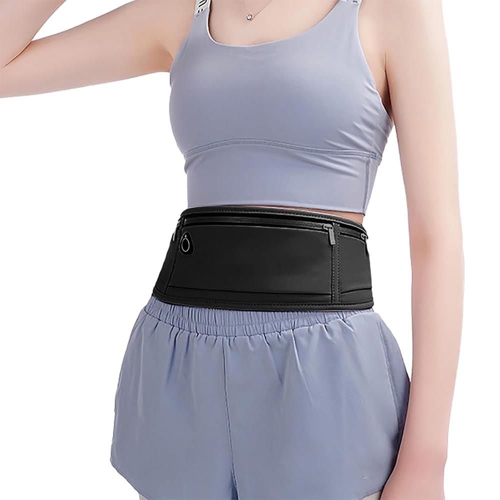 Bounce-Free Running Waist Belt – Black