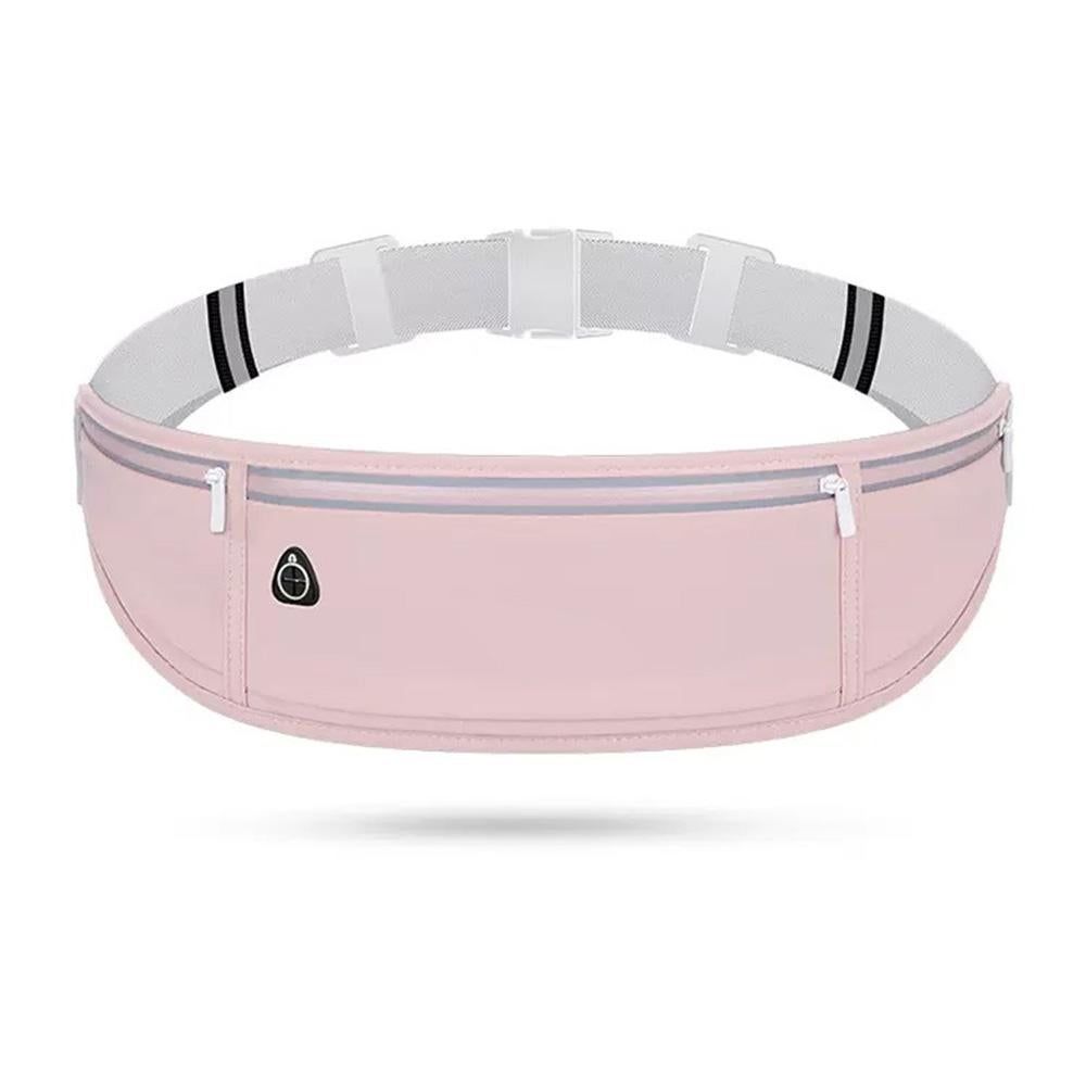 Bounce-Free Running Waist Belt – Pink