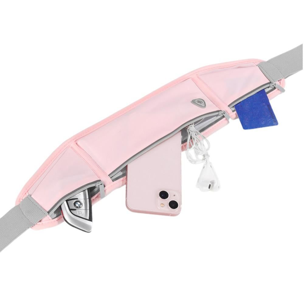 Bounce-Free Running Waist Belt – Pink