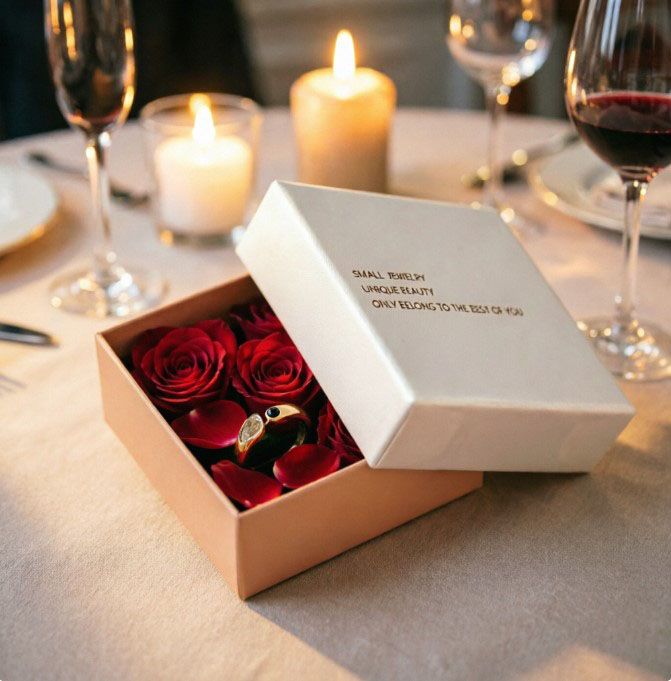 Birthstone Ring April – 18K Gold Plated