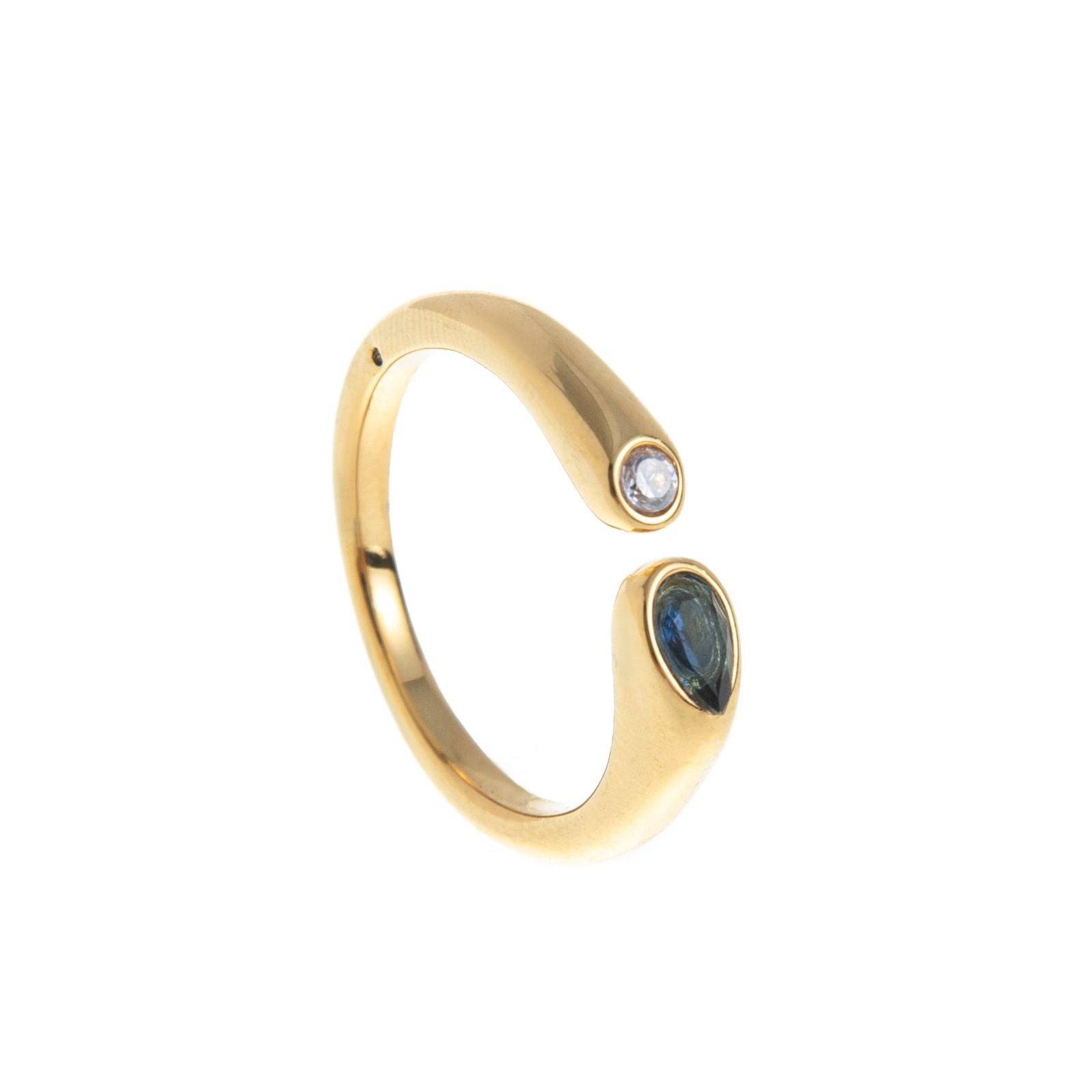 Birthstone Ring September – 18K Gold Plated