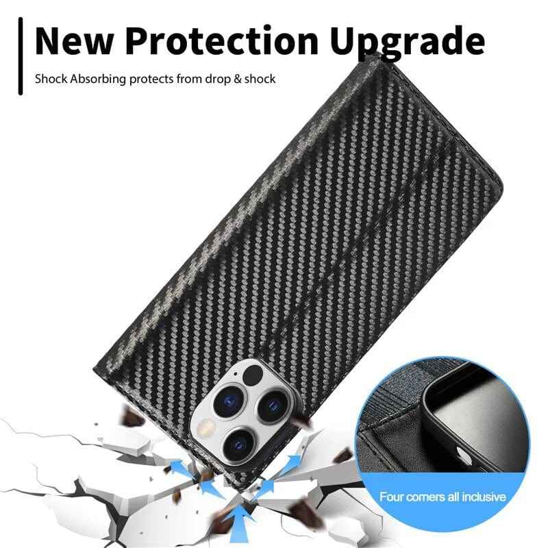 Samsung Carbon Fiber Wallet Case