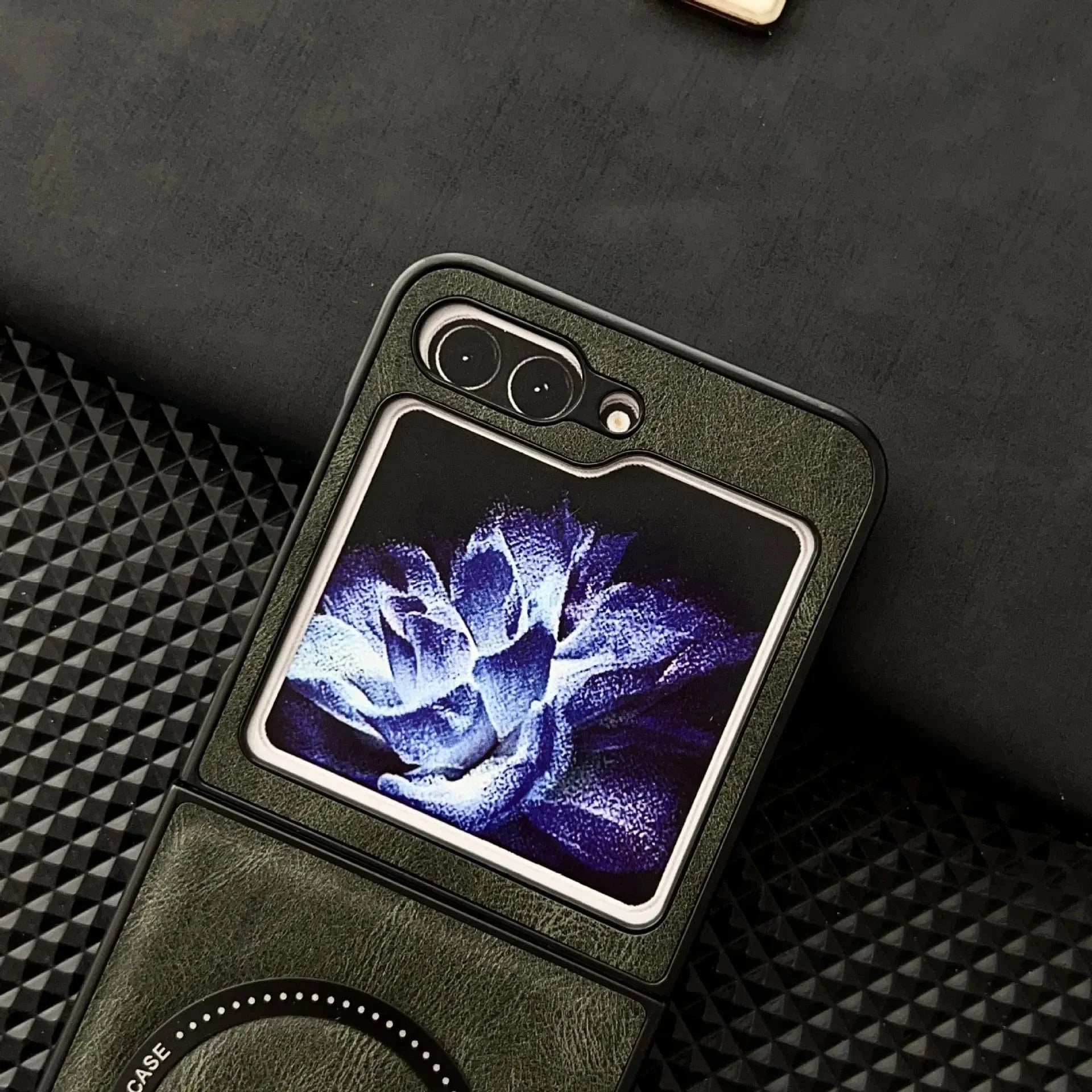 Samsung Z Flip Leather Phone Case