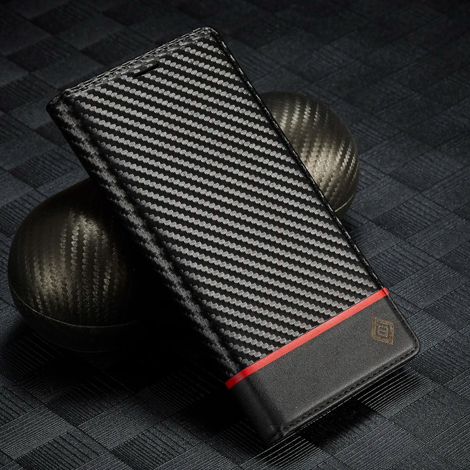 iPhone 16 Carbon Fiber Wallet Case