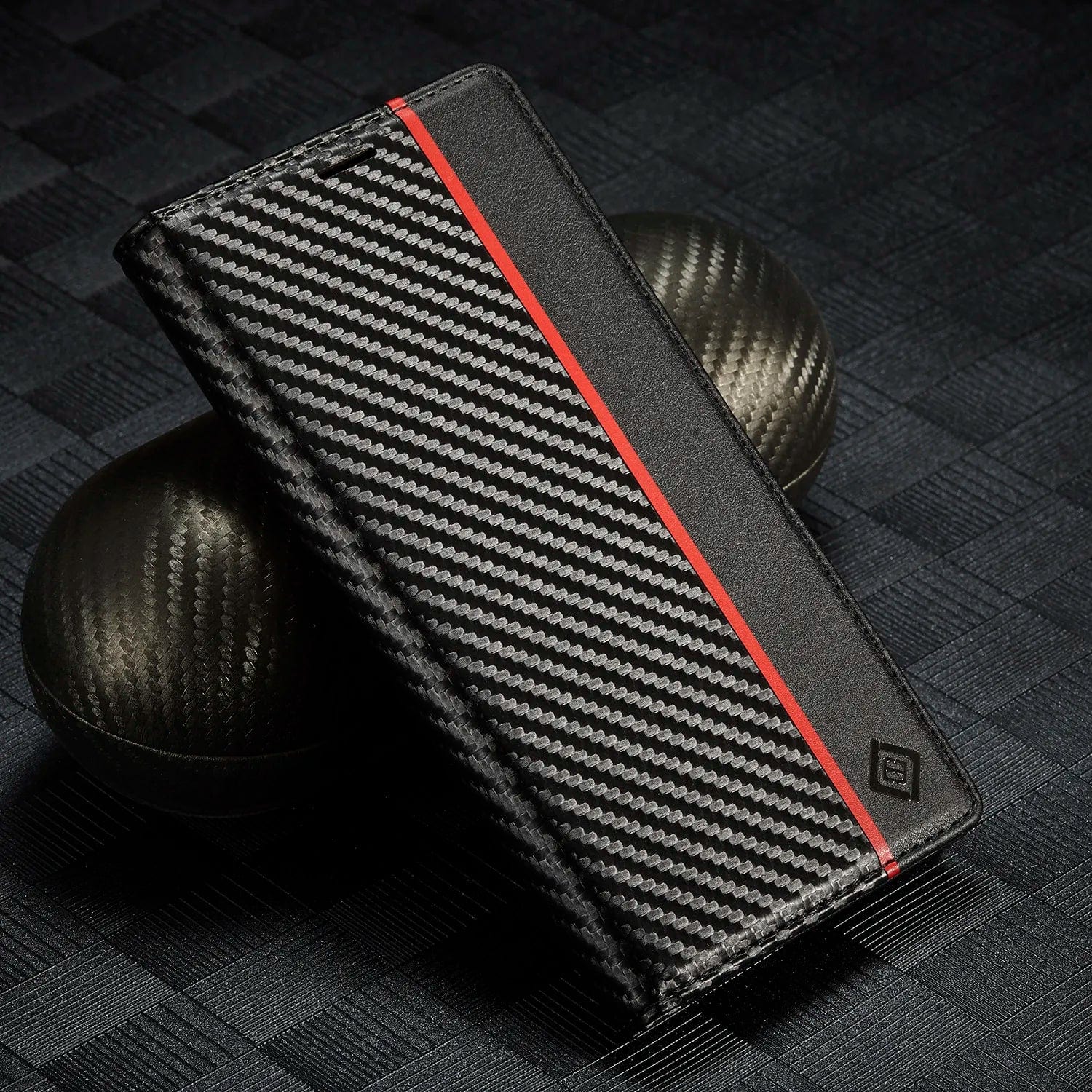 iPhone 16 Carbon Fiber Wallet Case