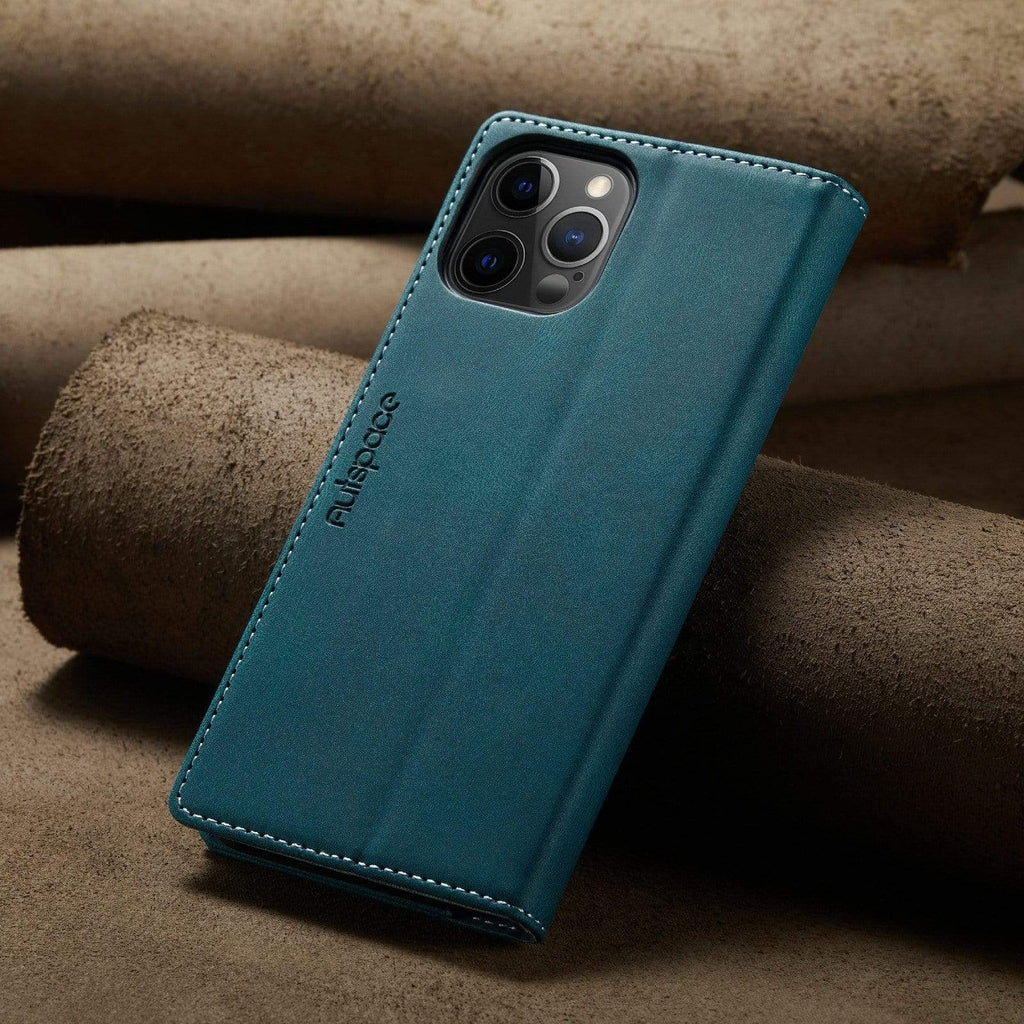 RFID iPhone Leather Wallet Case