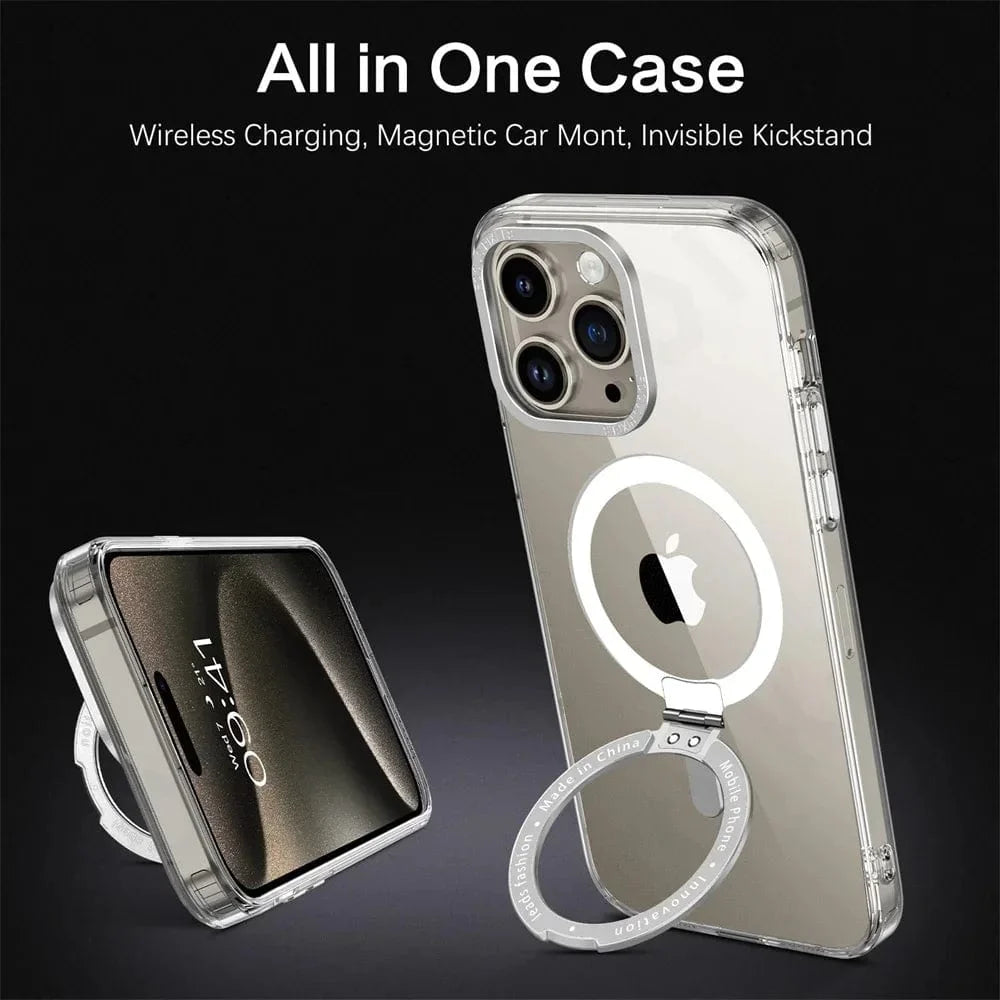 MagSafe iPhone 16 Ring Holder Clear Case