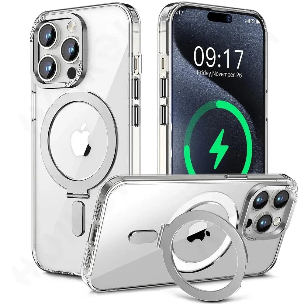 MagSafe iPhone 16 Ring Holder Clear Case