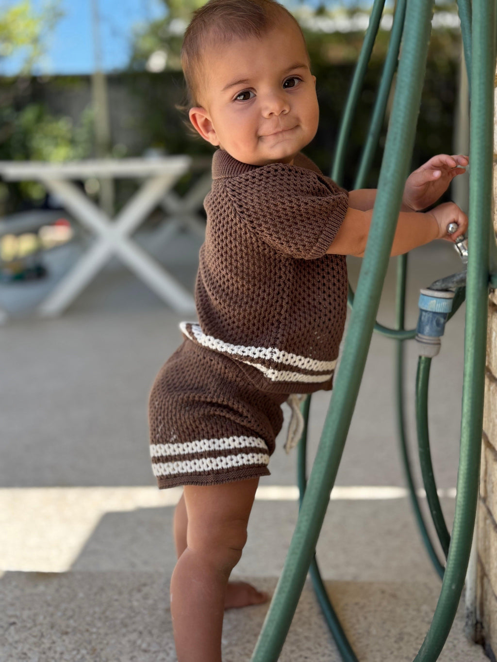 Swim Essentials Top Dusty Brown