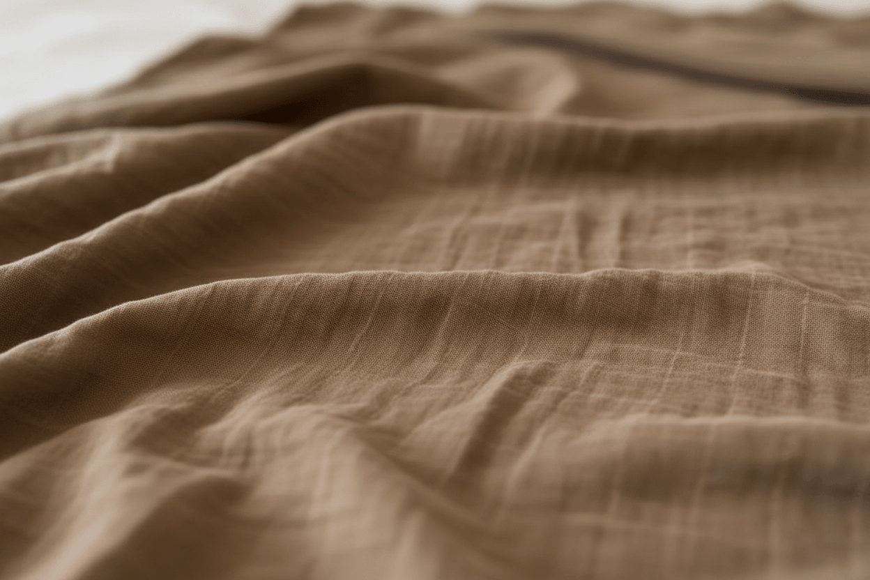 Essentīals Muslin Swaddle Dusty Brown