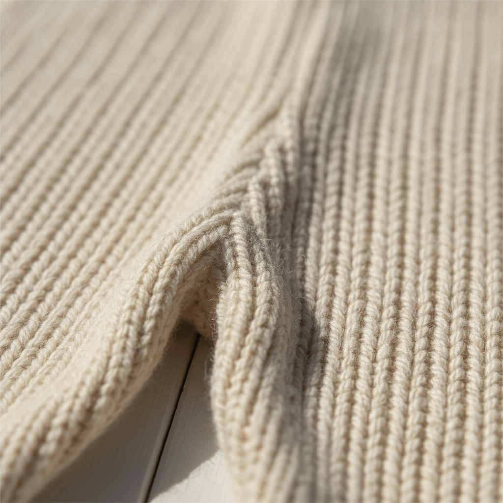 Mamīta Chunky Flared Pants Beige