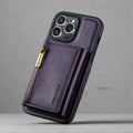 RFID iPhone Leather Detachable Wallet Case