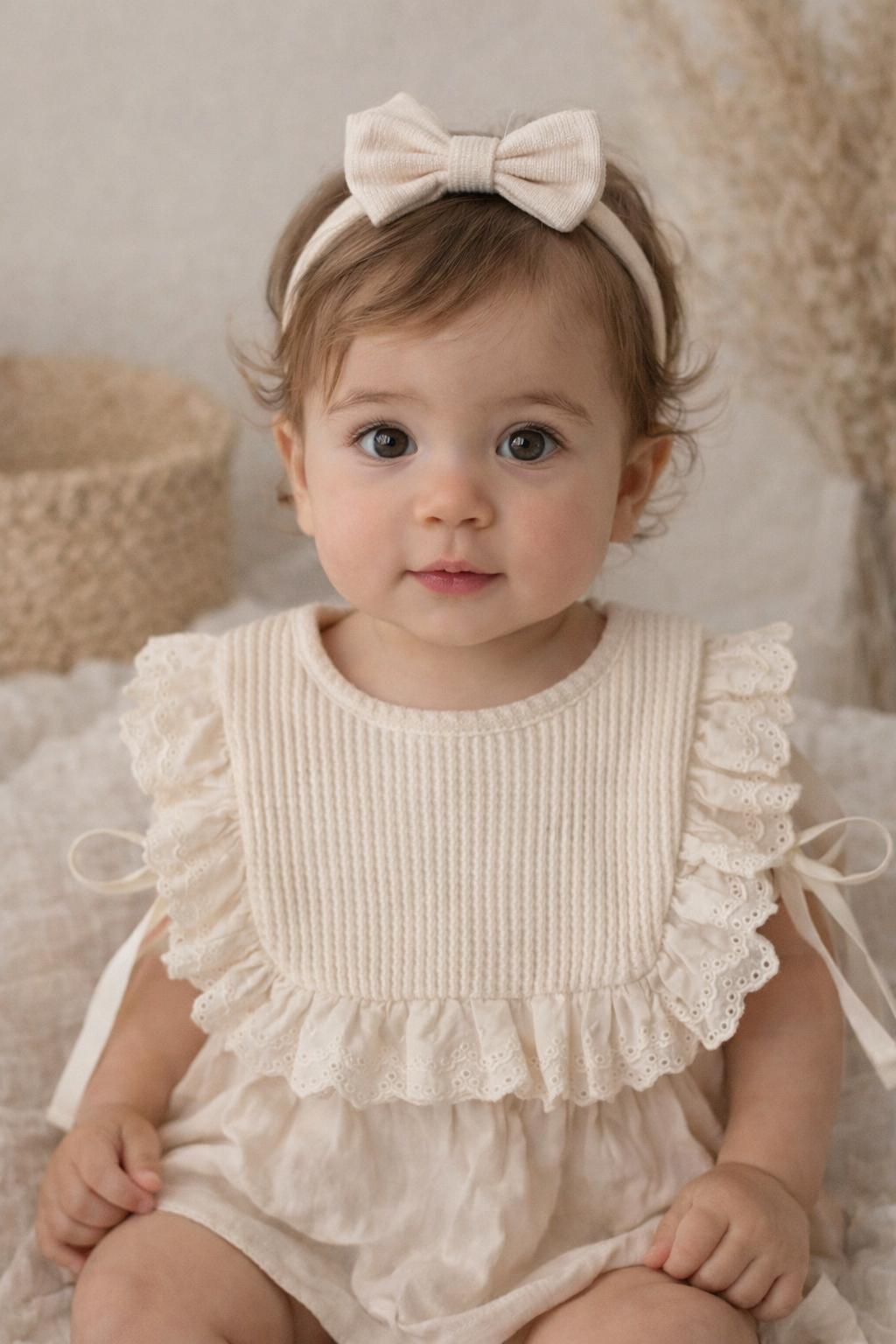 Essentīals Lace Bib